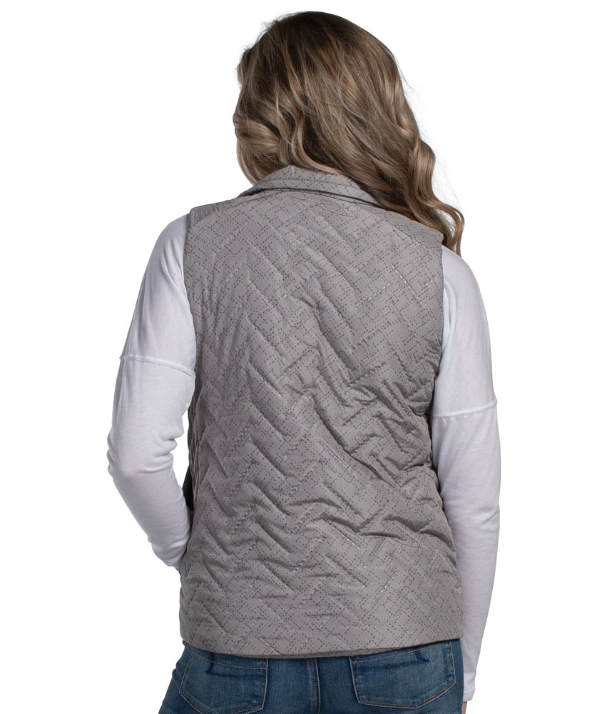Women's Grey Holloway Quilted Vest